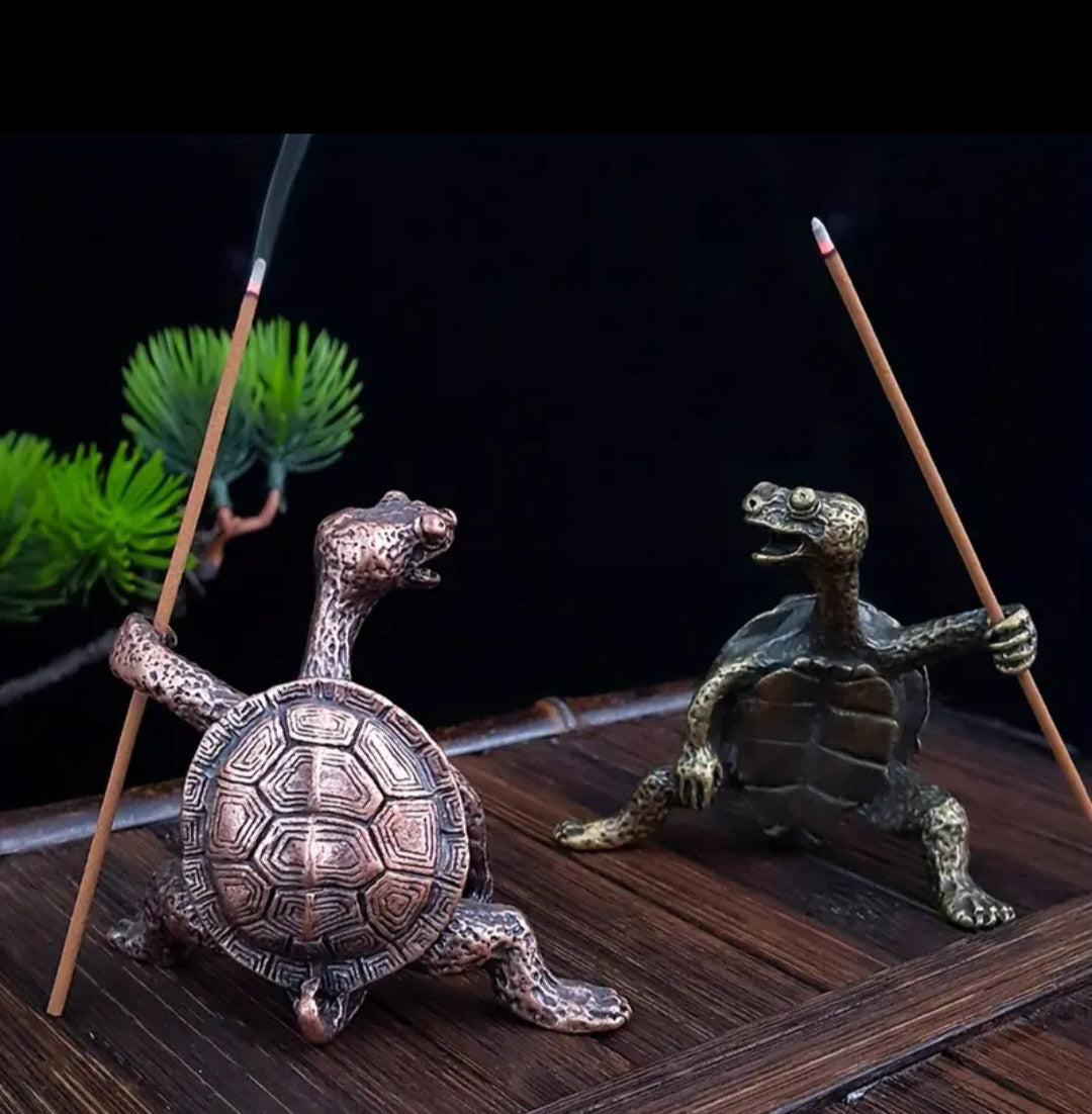 Incense Burner - Kung Fu Tortoise