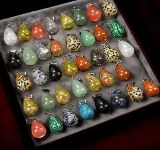 Natural stone - dragon teardrops