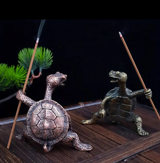 Incense Burner - Kung Fu Tortoise